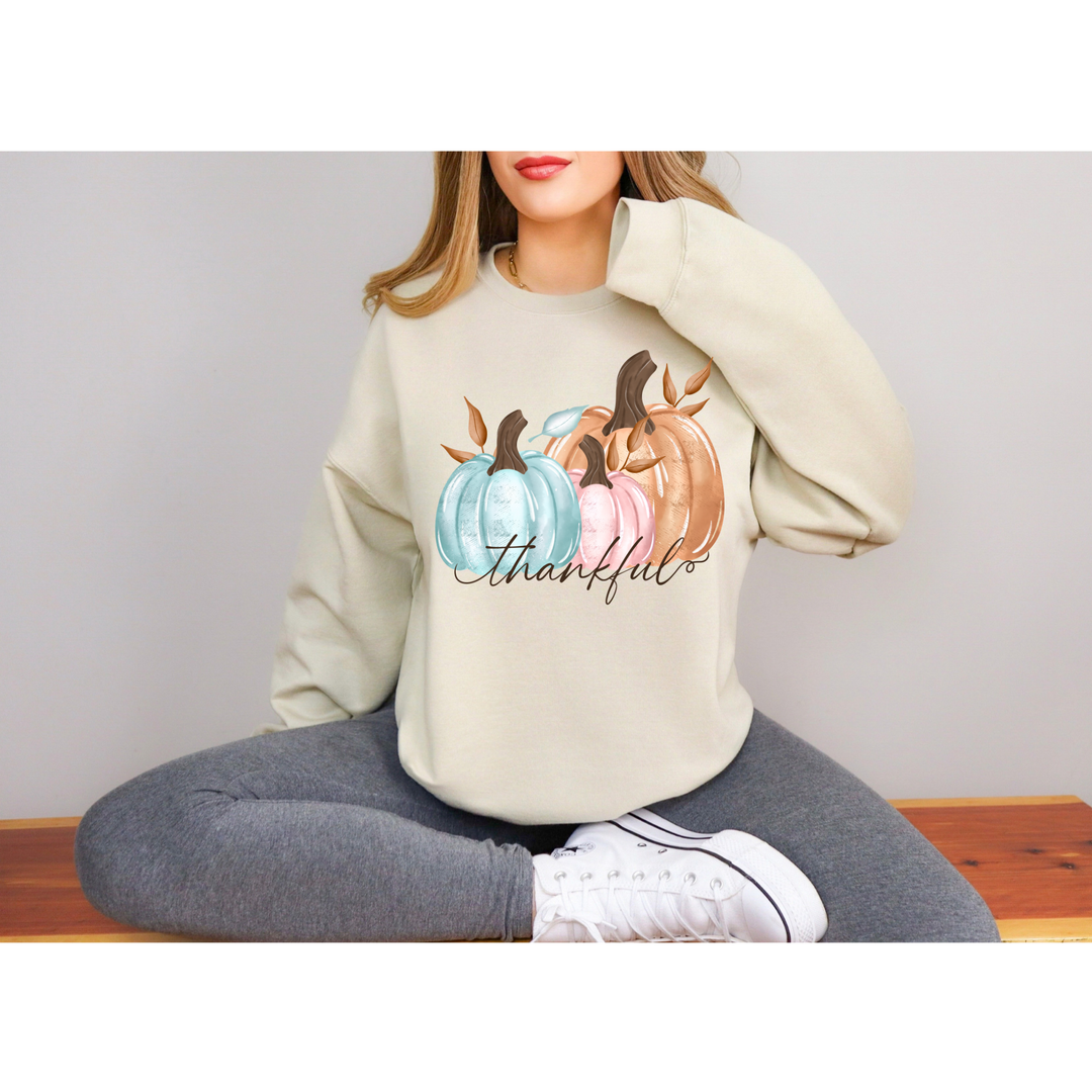 Thankful Pumpkin Sweatshirt-Gabreila Wholesale-[option4]-[option5]-[option6]-[option7]-[option8]-Shop-Boutique-Clothing-for-Women-Online