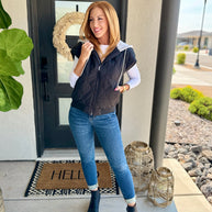 Cheyenne Hooded Puffer Vest in Two Colors-Womens-Ave Shops-[option4]-[option5]-[option6]-[option7]-[option8]-Shop-Boutique-Clothing-for-Women-Online