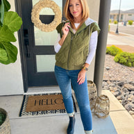 Cheyenne Hooded Puffer Vest in Two Colors-Womens-Ave Shops-[option4]-[option5]-[option6]-[option7]-[option8]-Shop-Boutique-Clothing-for-Women-Online