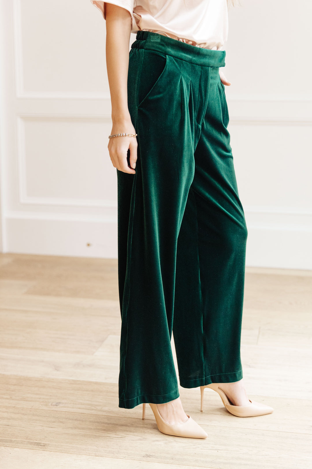 Velvet Elvis Wide Leg Velvet Pants-Bottoms-Ave Shops-[option4]-[option5]-[option6]-[option7]-[option8]-Shop-Boutique-Clothing-for-Women-Online