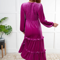 Velvet Flamenco Maxi Dress-Dresses-Ave Shops-[option4]-[option5]-[option6]-[option7]-[option8]-Shop-Boutique-Clothing-for-Women-Online