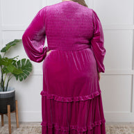 Velvet Flamenco Maxi Dress-Dresses-Ave Shops-[option4]-[option5]-[option6]-[option7]-[option8]-Shop-Boutique-Clothing-for-Women-Online