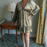 Velvet Verve V-Neck Dress-Dresses-Ave Shops-[option4]-[option5]-[option6]-[option7]-[option8]-Shop-Boutique-Clothing-for-Women-Online