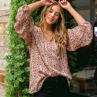 Vivian Satin Blouse in Rose Gold-Womens-Ave Shops-[option4]-[option5]-[option6]-[option7]-[option8]-Shop-Boutique-Clothing-for-Women-Online