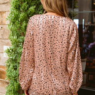 Vivian Satin Blouse in Rose Gold-Womens-Ave Shops-[option4]-[option5]-[option6]-[option7]-[option8]-Shop-Boutique-Clothing-for-Women-Online