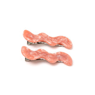 Wavy Clip Set Pink Pearl-Accessories-Ave Shops-[option4]-[option5]-[option6]-[option7]-[option8]-Shop-Boutique-Clothing-for-Women-Online