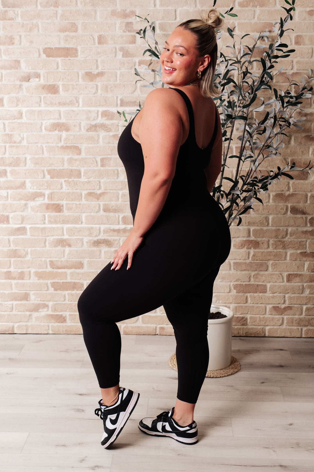 Way to Push Active Bodysuit in Black-Bodysuits-Ave Shops-[option4]-[option5]-[option6]-[option7]-[option8]-Shop-Boutique-Clothing-for-Women-Online