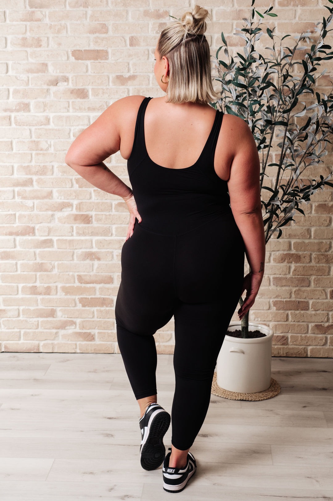 Way to Push Active Bodysuit in Black-Bodysuits-Ave Shops-[option4]-[option5]-[option6]-[option7]-[option8]-Shop-Boutique-Clothing-for-Women-Online