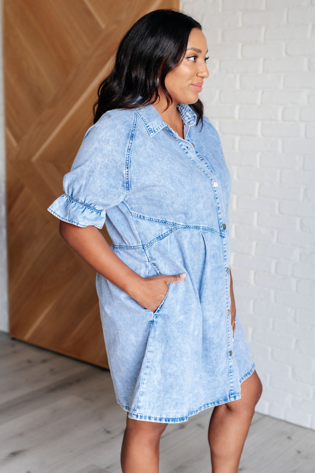 Westward Movement Denim Shirtdress-Dresses-Ave Shops-[option4]-[option5]-[option6]-[option7]-[option8]-Shop-Boutique-Clothing-for-Women-Online