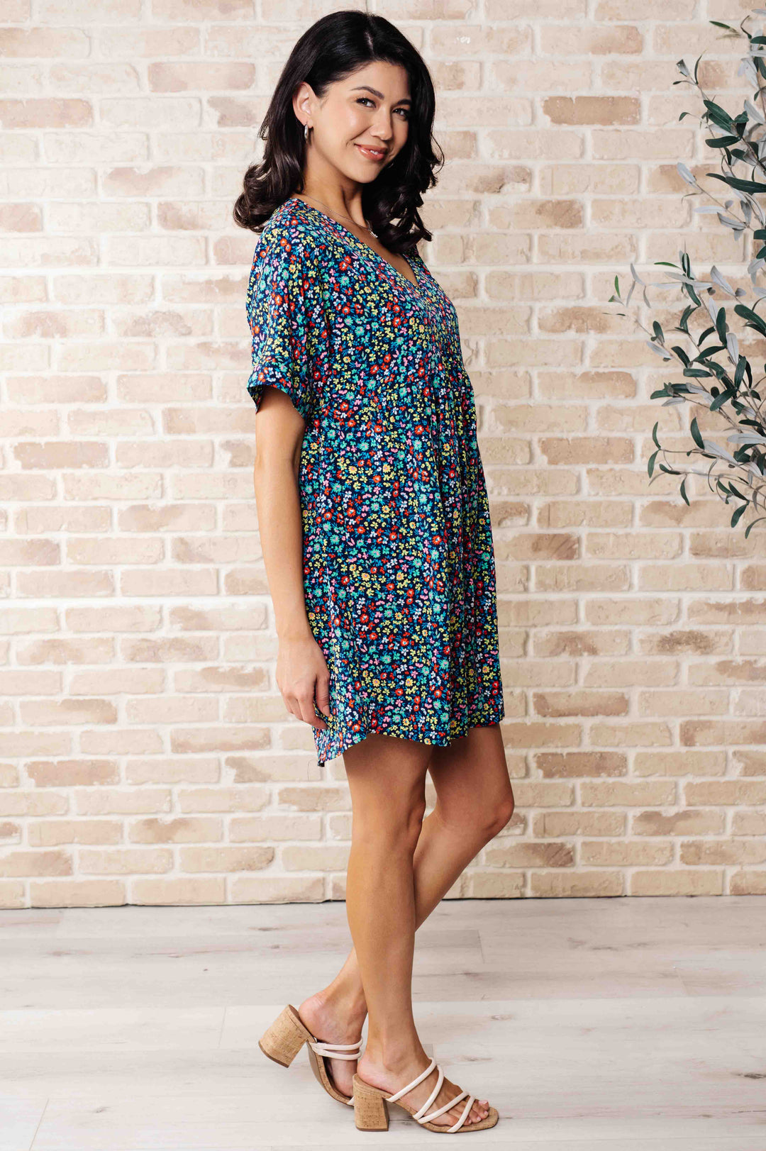 What's the Hurry About? Floral Dress-Dresses-Ave Shops-[option4]-[option5]-[option6]-[option7]-[option8]-Shop-Boutique-Clothing-for-Women-Online