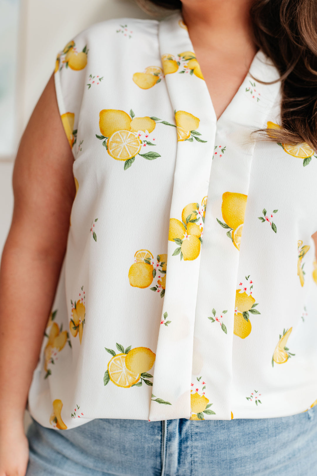 When Life Gives You Lemons Sleeveless Blouse-Tops-Ave Shops-[option4]-[option5]-[option6]-[option7]-[option8]-Shop-Boutique-Clothing-for-Women-Online