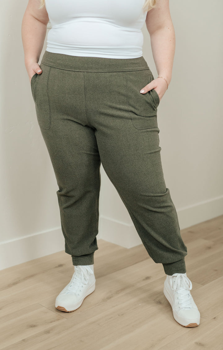 Where Are You High Rise Joggers in Olive-Athleisure-Ave Shops-[option4]-[option5]-[option6]-[option7]-[option8]-Shop-Boutique-Clothing-for-Women-Online