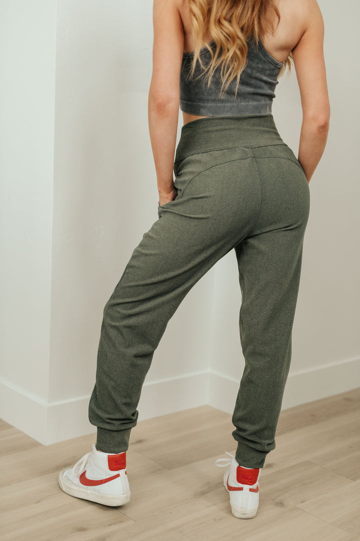 Where Are You High Rise Joggers in Olive-Athleisure-Ave Shops-[option4]-[option5]-[option6]-[option7]-[option8]-Shop-Boutique-Clothing-for-Women-Online