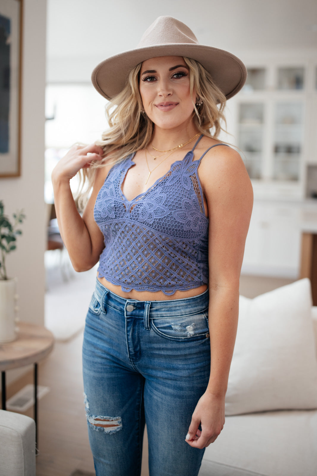 Wild And Free Crop Top in Dusty Blue-Womens-Ave Shops-[option4]-[option5]-[option6]-[option7]-[option8]-Shop-Boutique-Clothing-for-Women-Online