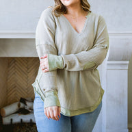 Winding Roads Top In Sage-Tops-Ave Shops-[option4]-[option5]-[option6]-[option7]-[option8]-Shop-Boutique-Clothing-for-Women-Online