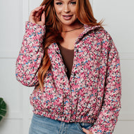 Wish Me Well Floral Printed Puffer Jacket in Cream Multi-Layers-Ave Shops-[option4]-[option5]-[option6]-[option7]-[option8]-Shop-Boutique-Clothing-for-Women-Online
