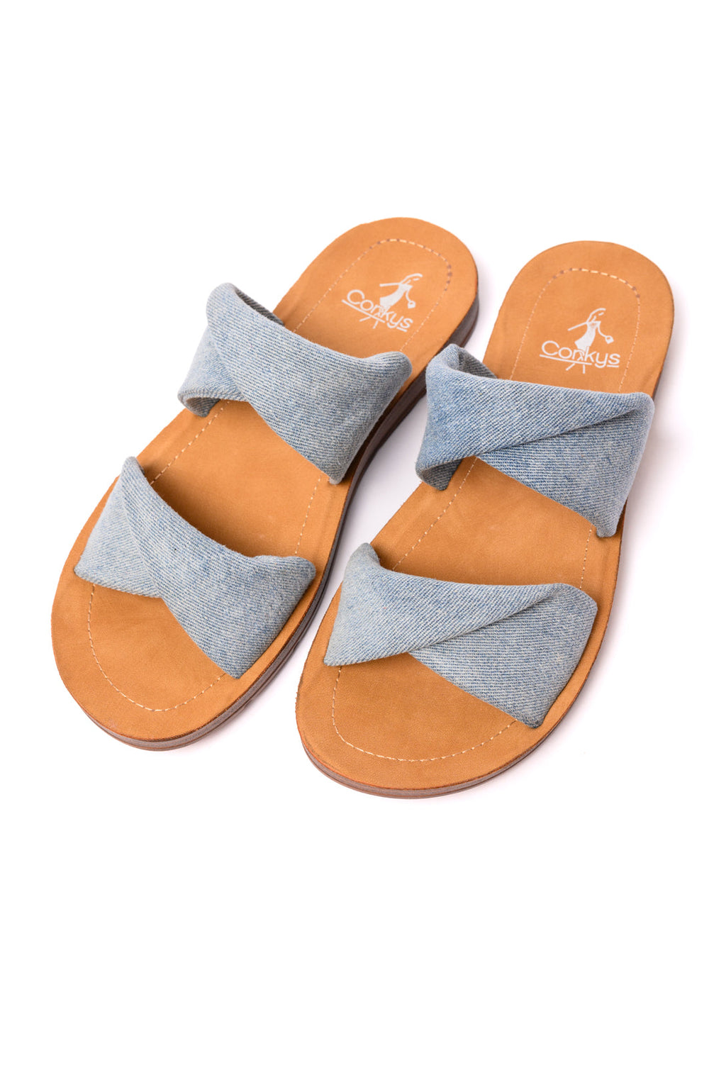 Corky's With a Twist Sandal in Denim-Womens-Ave Shops-[option4]-[option5]-[option6]-[option7]-[option8]-Shop-Boutique-Clothing-for-Women-Online