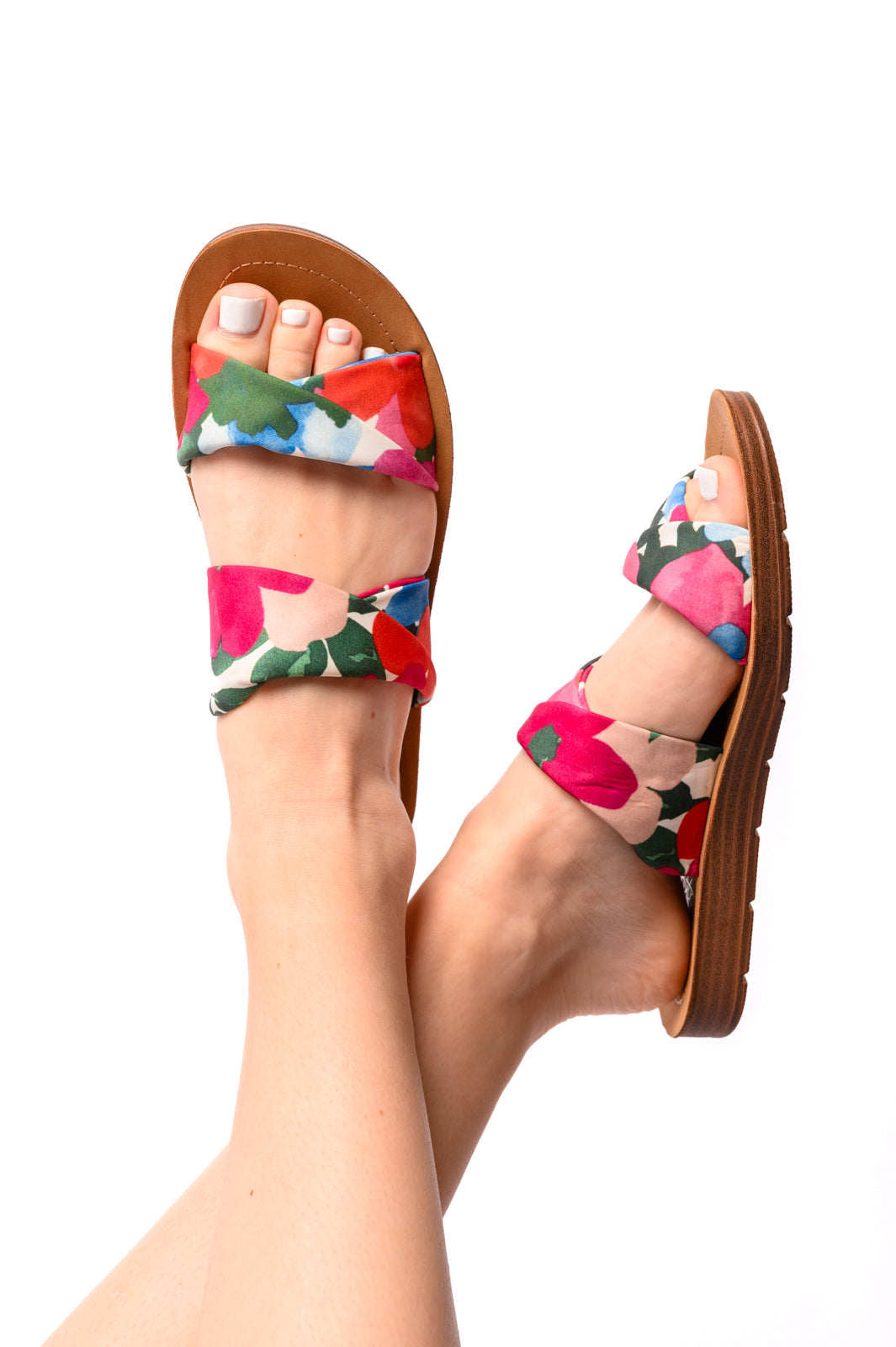 Corky's With a Twist Sandal in Flowers-Womens-Ave Shops-[option4]-[option5]-[option6]-[option7]-[option8]-Shop-Boutique-Clothing-for-Women-Online