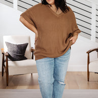 Wonder Why V-Neck Short Sleeve Sweater-Tops-Ave Shops-[option4]-[option5]-[option6]-[option7]-[option8]-Shop-Boutique-Clothing-for-Women-Online