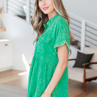 Working In The Garden Button Up Peplum Blouse-Tops-Ave Shops-[option4]-[option5]-[option6]-[option7]-[option8]-Shop-Boutique-Clothing-for-Women-Online