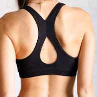 Rae Mode Working Out My Ego Cross Back Sports Bra in Black-Athleisure-Ave Shops-[option4]-[option5]-[option6]-[option7]-[option8]-Shop-Boutique-Clothing-for-Women-Online