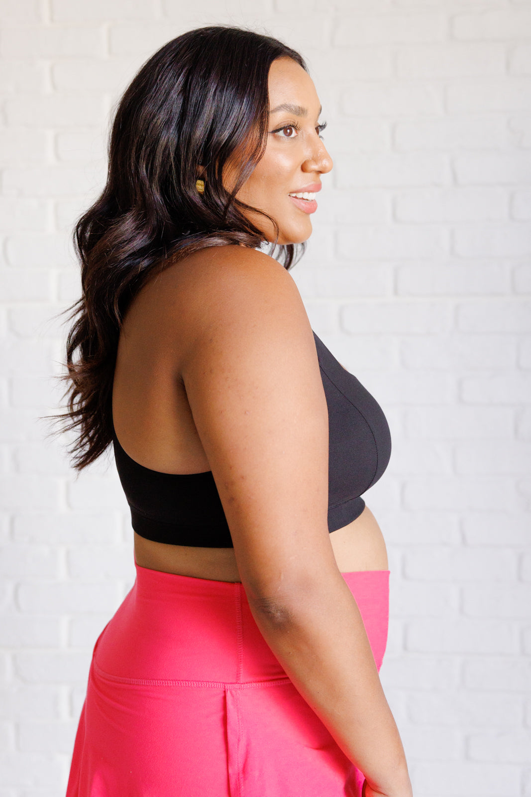 Rae Mode Working Out My Ego Cross Back Sports Bra in Black-Athleisure-Ave Shops-[option4]-[option5]-[option6]-[option7]-[option8]-Shop-Boutique-Clothing-for-Women-Online