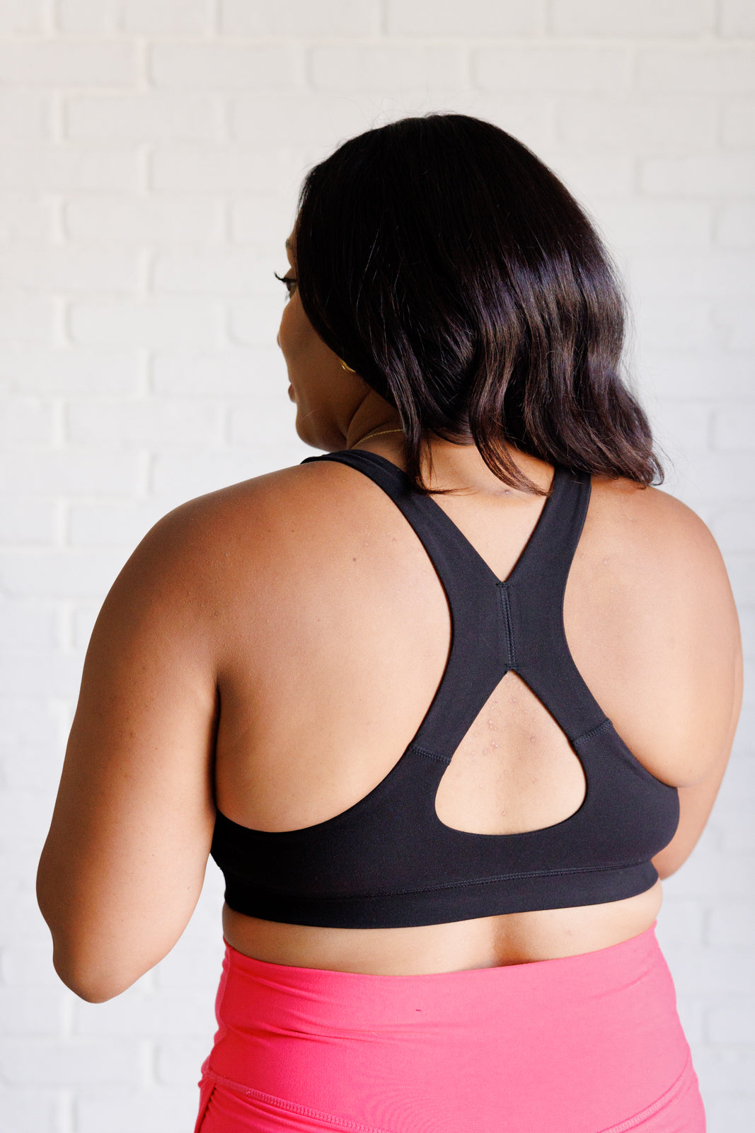 Rae Mode Working Out My Ego Cross Back Sports Bra in Black-Athleisure-Ave Shops-[option4]-[option5]-[option6]-[option7]-[option8]-Shop-Boutique-Clothing-for-Women-Online