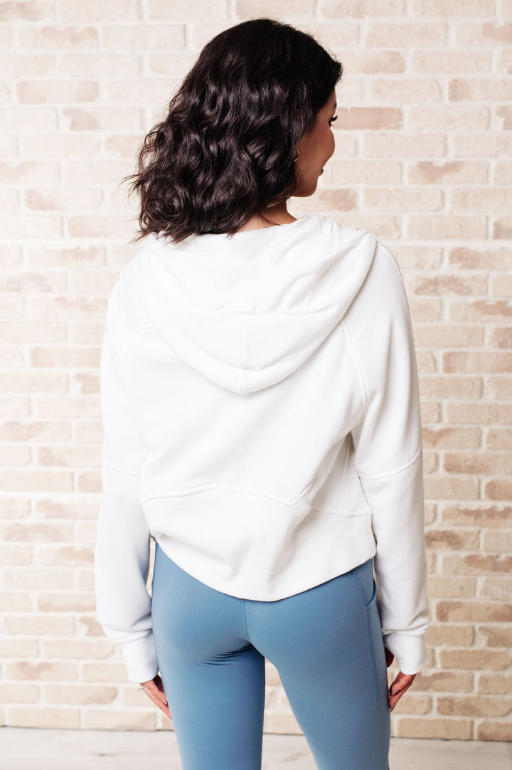 Working Up A Sweat Hooded Pullover in Off White-Athleisure-Ave Shops-[option4]-[option5]-[option6]-[option7]-[option8]-Shop-Boutique-Clothing-for-Women-Online