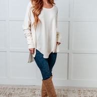 You're Too Kind Waffle Knit Top-Tops-Ave Shops-[option4]-[option5]-[option6]-[option7]-[option8]-Shop-Boutique-Clothing-for-Women-Online