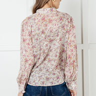 You and I Connect Floral Button Up Blouse-Blouses-Ave Shops-[option4]-[option5]-[option6]-[option7]-[option8]-Shop-Boutique-Clothing-for-Women-Online