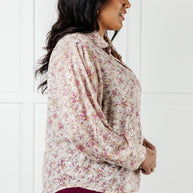 You and I Connect Floral Button Up Blouse-Blouses-Ave Shops-[option4]-[option5]-[option6]-[option7]-[option8]-Shop-Boutique-Clothing-for-Women-Online