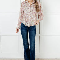 You and I Connect Floral Button Up Blouse-Blouses-Ave Shops-[option4]-[option5]-[option6]-[option7]-[option8]-Shop-Boutique-Clothing-for-Women-Online
