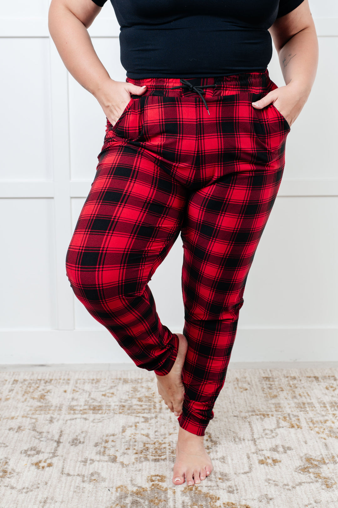 Your New Favorite Joggers in Red Plaid-Bottoms-Ave Shops-[option4]-[option5]-[option6]-[option7]-[option8]-Shop-Boutique-Clothing-for-Women-Online