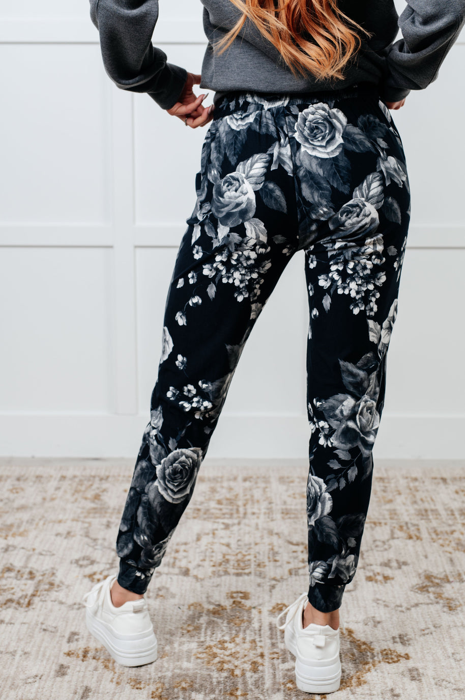 Your New Favorite Joggers in Rose Print-Bottoms-Ave Shops-[option4]-[option5]-[option6]-[option7]-[option8]-Shop-Boutique-Clothing-for-Women-Online