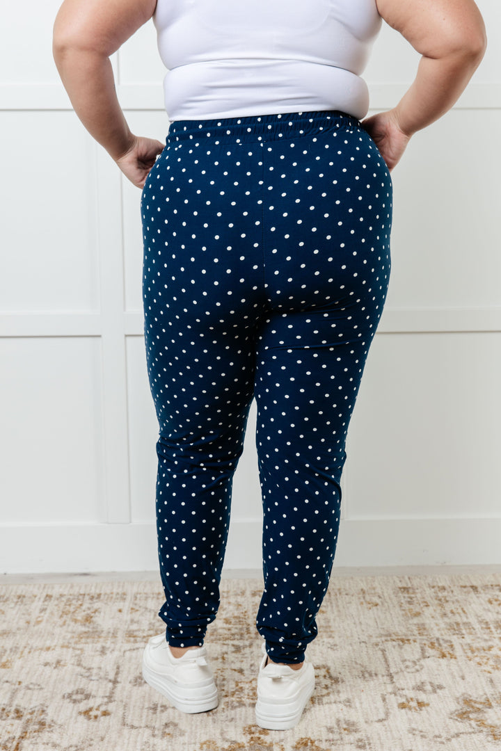 Your New Favorite Joggers in White Polka Dot-Bottoms-Ave Shops-[option4]-[option5]-[option6]-[option7]-[option8]-Shop-Boutique-Clothing-for-Women-Online