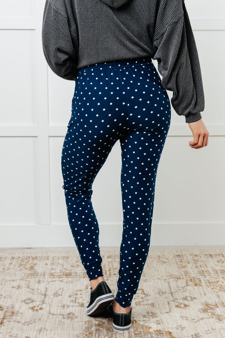 Your New Favorite Joggers in White Polka Dot-Bottoms-Ave Shops-[option4]-[option5]-[option6]-[option7]-[option8]-Shop-Boutique-Clothing-for-Women-Online