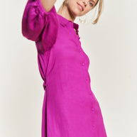 SOLID BUTTON DOWN DRESS PLUS SIZE-Jade By Jane-[option4]-[option5]-[option6]-[option7]-[option8]-Shop-Boutique-Clothing-for-Women-Online