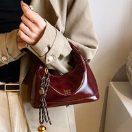 Leather Crossbody Bag with Charm-handbag-Trendsi-[option4]-[option5]-[option6]-[option7]-[option8]-Shop-Boutique-Clothing-for-Women-Online