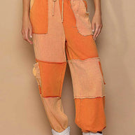 POL Drawstring Pocketed Contrast Jogger Pants-Sweatpants & Joggers-Trendsi-[option4]-[option5]-[option6]-[option7]-[option8]-Shop-Boutique-Clothing-for-Women-Online