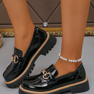 Round Toe Platform Loafers-Shoes-Trendsi-[option4]-[option5]-[option6]-[option7]-[option8]-Shop-Boutique-Clothing-for-Women-Online