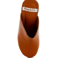 Benji Recycled Leather Clogs-Rag Company-[option4]-[option5]-[option6]-[option7]-[option8]-Shop-Boutique-Clothing-for-Women-Online