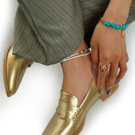 Noshiya Patent Pleather Penny Loafers-Rag Company-[option4]-[option5]-[option6]-[option7]-[option8]-Shop-Boutique-Clothing-for-Women-Online