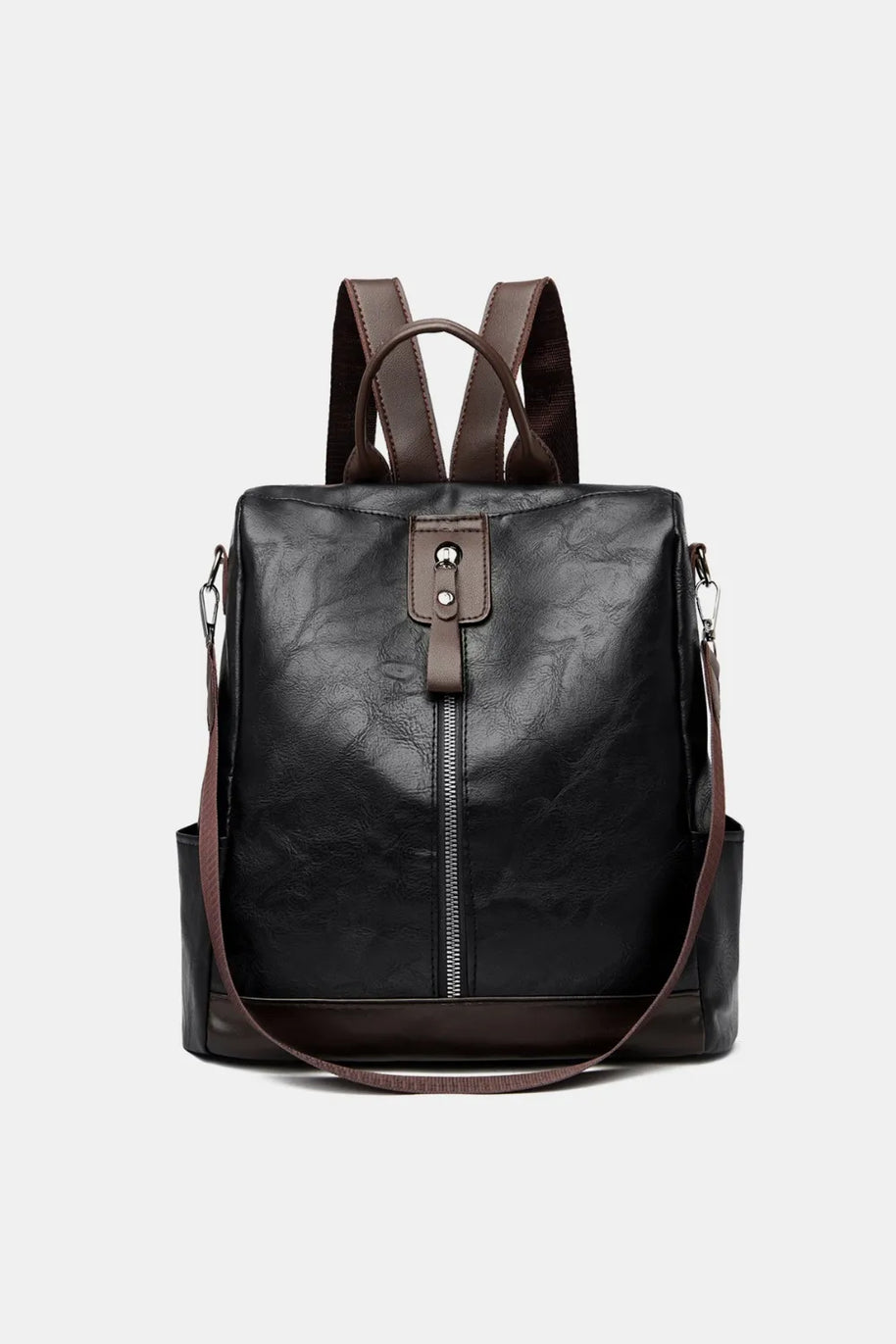 PU Leather Backpack Bag-backpack-Trendsi-[option4]-[option5]-[option6]-[option7]-[option8]-Shop-Boutique-Clothing-for-Women-Online