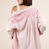 VERY J Mineral Washed Oversized Gauze Shacket-Womens Outerwear/Shacket-Trendsi-[option4]-[option5]-[option6]-[option7]-[option8]-Shop-Boutique-Clothing-for-Women-Online