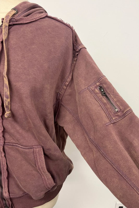 Fiori Hoodie Jacket-Aemi + Co-[option4]-[option5]-[option6]-[option7]-[option8]-Shop-Boutique-Clothing-for-Women-Online