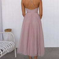Sweetheart Neck Tulle Midi Dress-Dresses-Trendsi-[option4]-[option5]-[option6]-[option7]-[option8]-Shop-Boutique-Clothing-for-Women-Online