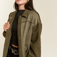 FAUX FUR AND SUEDE JACKET PLUS SIZE-Jade By Jane-[option4]-[option5]-[option6]-[option7]-[option8]-Shop-Boutique-Clothing-for-Women-Online