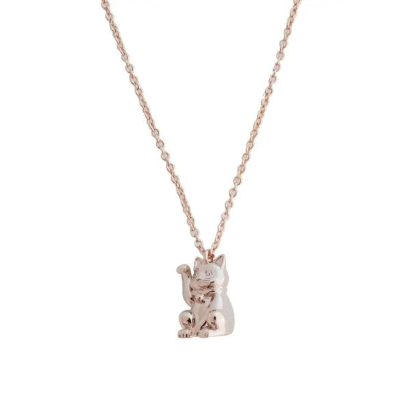 Lucky Cat Charm Necklace-HONEYCAT Jewelry-[option4]-[option5]-[option6]-[option7]-[option8]-Shop-Boutique-Clothing-for-Women-Online