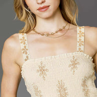 Umgee Smocked Printed Wide Leg Jumpsuit-Jumpsuits & Rompers-Trendsi-[option4]-[option5]-[option6]-[option7]-[option8]-Shop-Boutique-Clothing-for-Women-Online