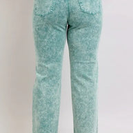 Judy Blue High Waist Garment Dyed Raw Hem Dad Jeans-Trendsi-[option4]-[option5]-[option6]-[option7]-[option8]-Shop-Boutique-Clothing-for-Women-Online